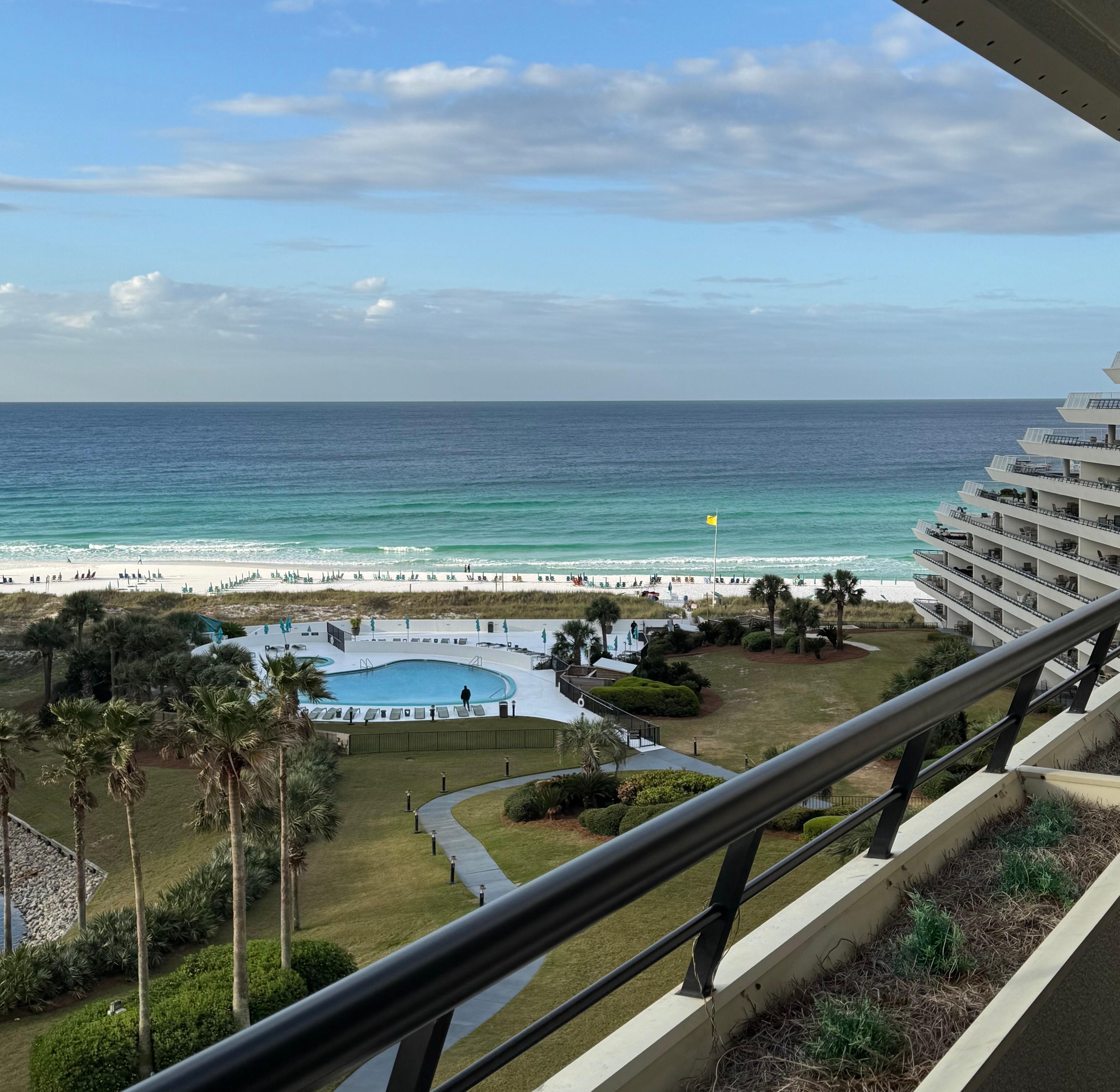 View from our 9th floor balcony 