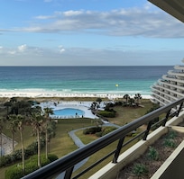 View from our 9th floor balcony