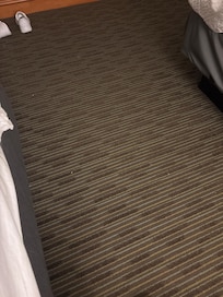 Carpeting that smelled bad.