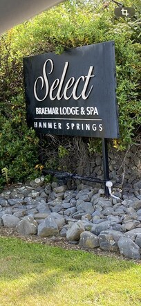 Sign at front entrance