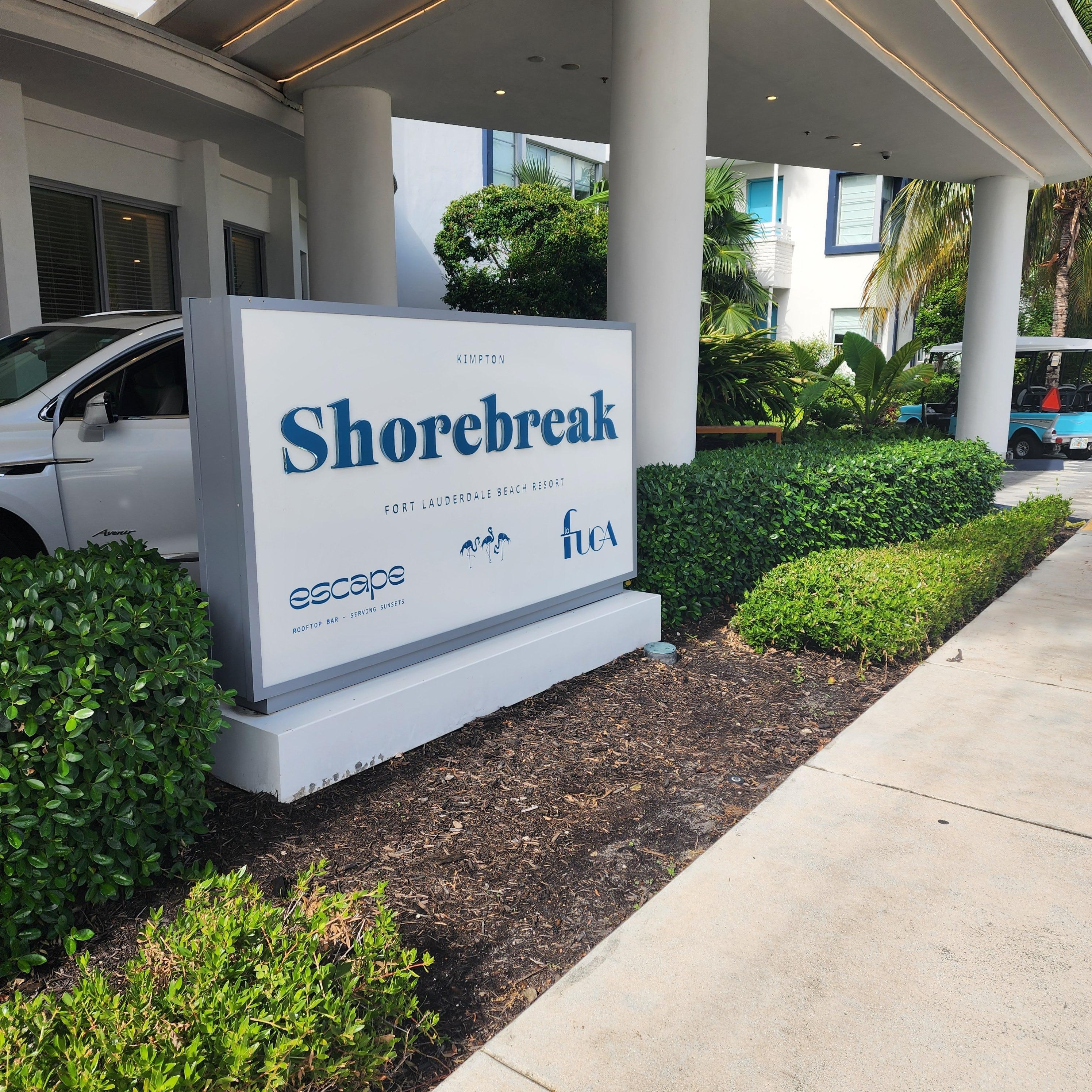 Front of hotel