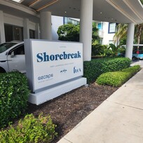 Front of hotel
