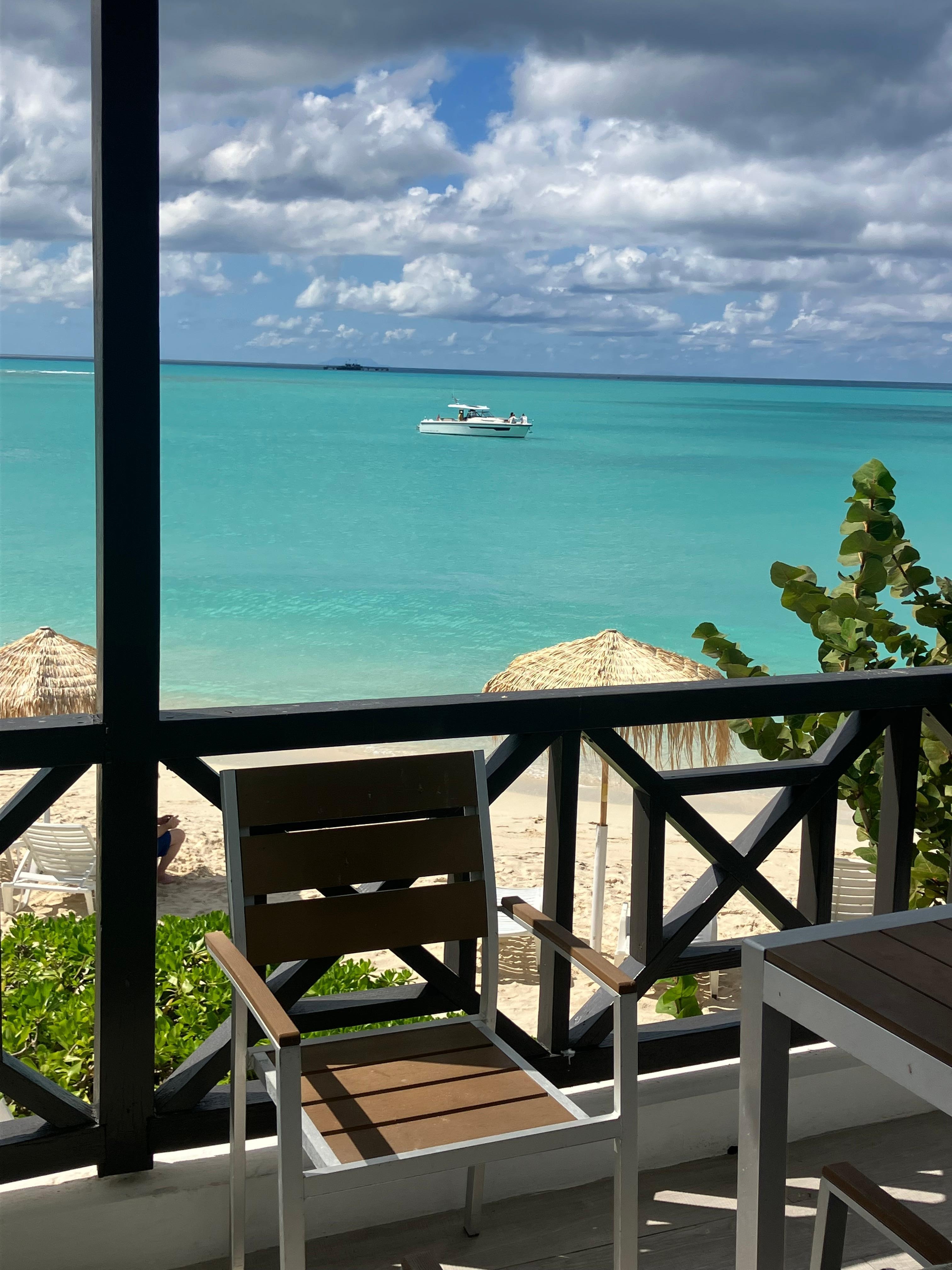 View from our balcony.