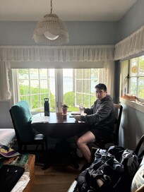 Our view every morning during breakfast.