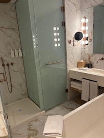 Shower and toilet room