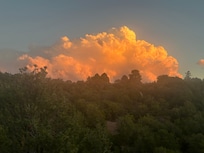 From balcony in the evening.