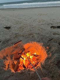 Coquina beach bonfire/cookout.