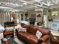 The bedroom area