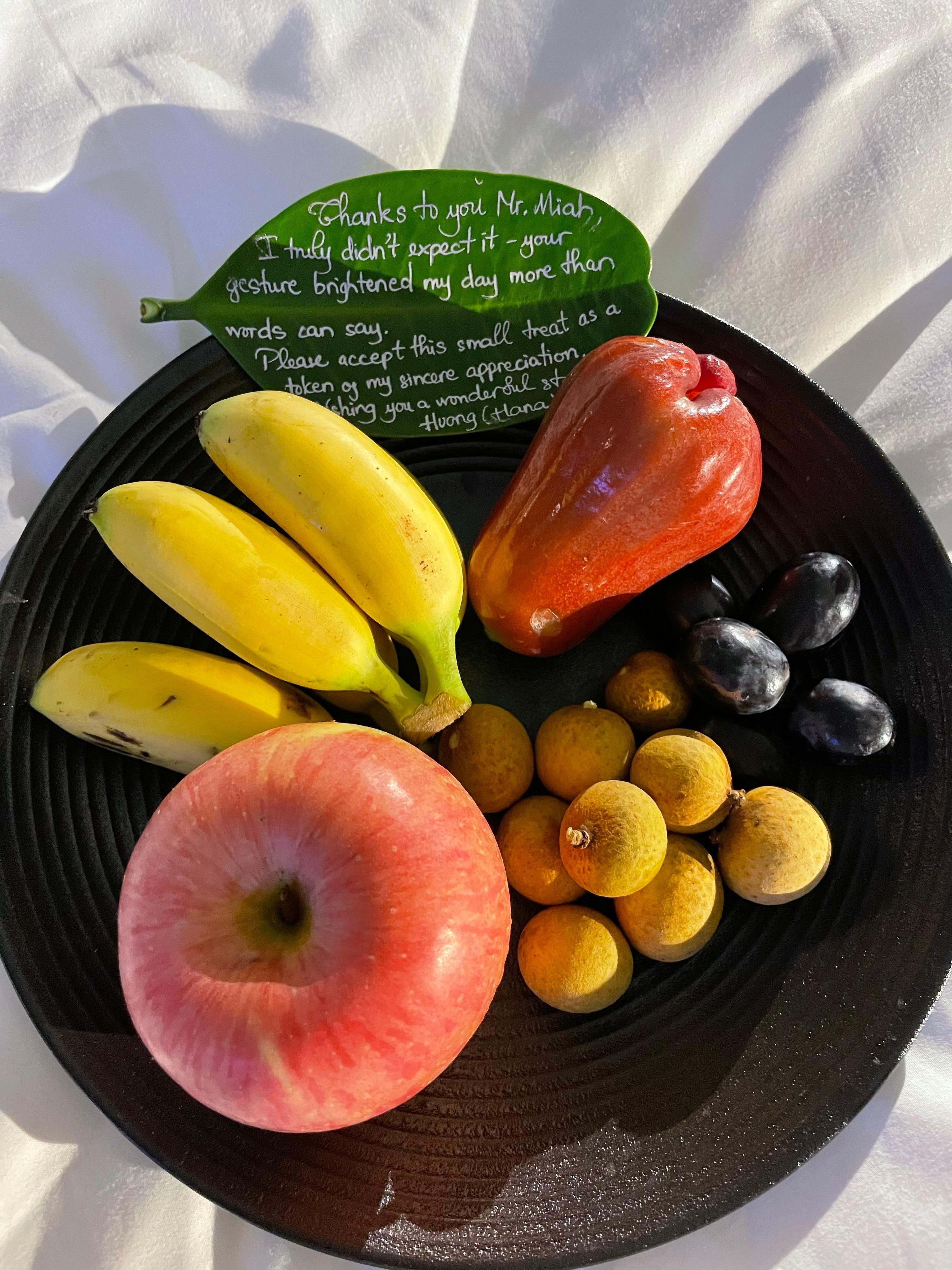 A treat from the reception team.