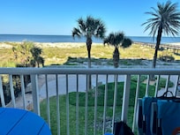 View from the balcony of this unit.