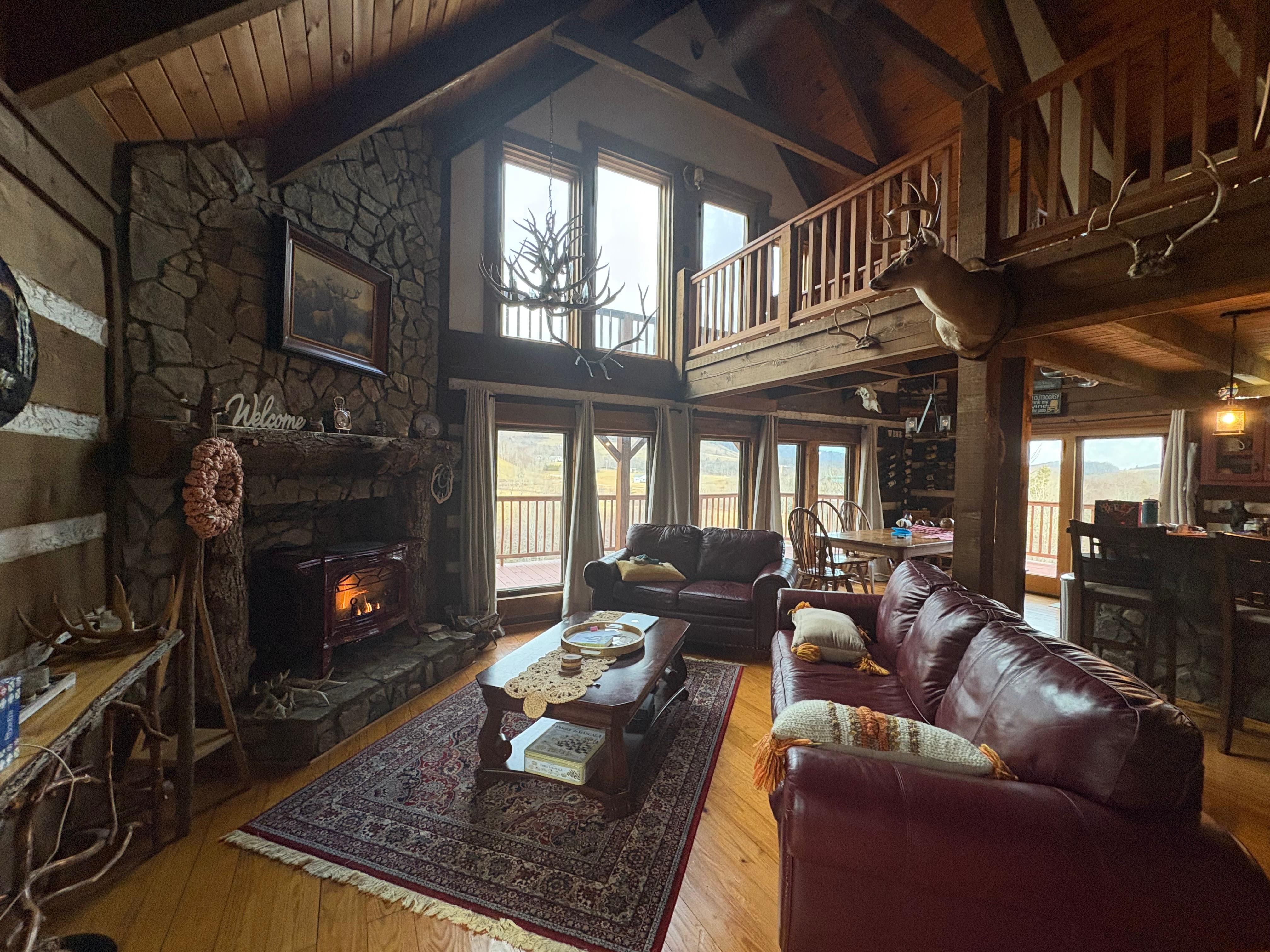 The beautiful living room where we made great memories.  