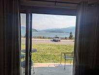 Walk straight out to the trail around Dillon reservoir.