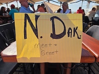 1st time a couple put a notice on South Padre Conceirge Facebook page for ND people to gather at Longboard's. 70 people came!