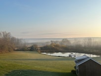 View from the deck early morning