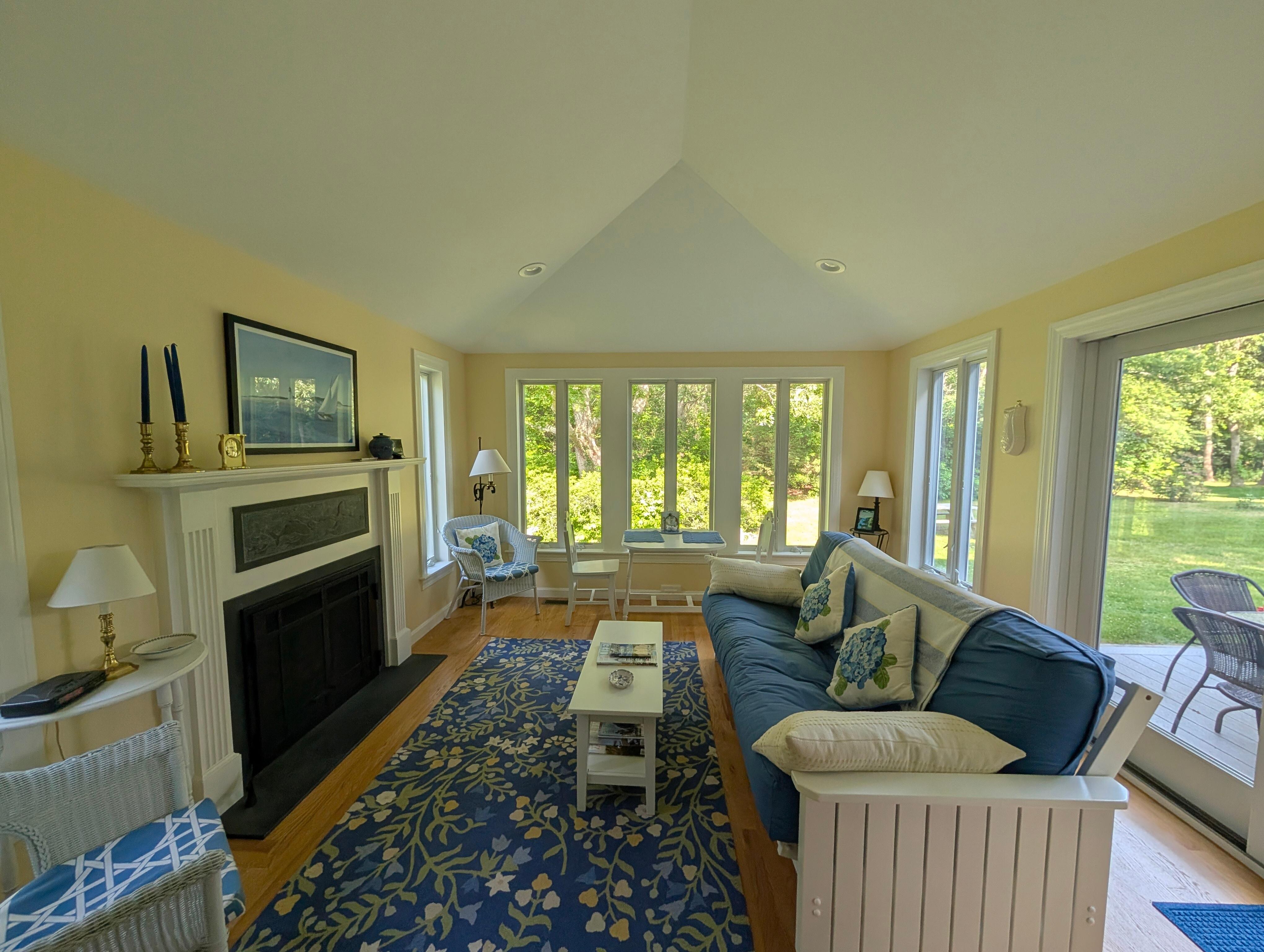 The gorgeous sunroom where we spent all our late evenings.