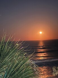 We were fortunate enough to be at the beach for the full moon rising. Such a beautiful sight from the condo balcony!