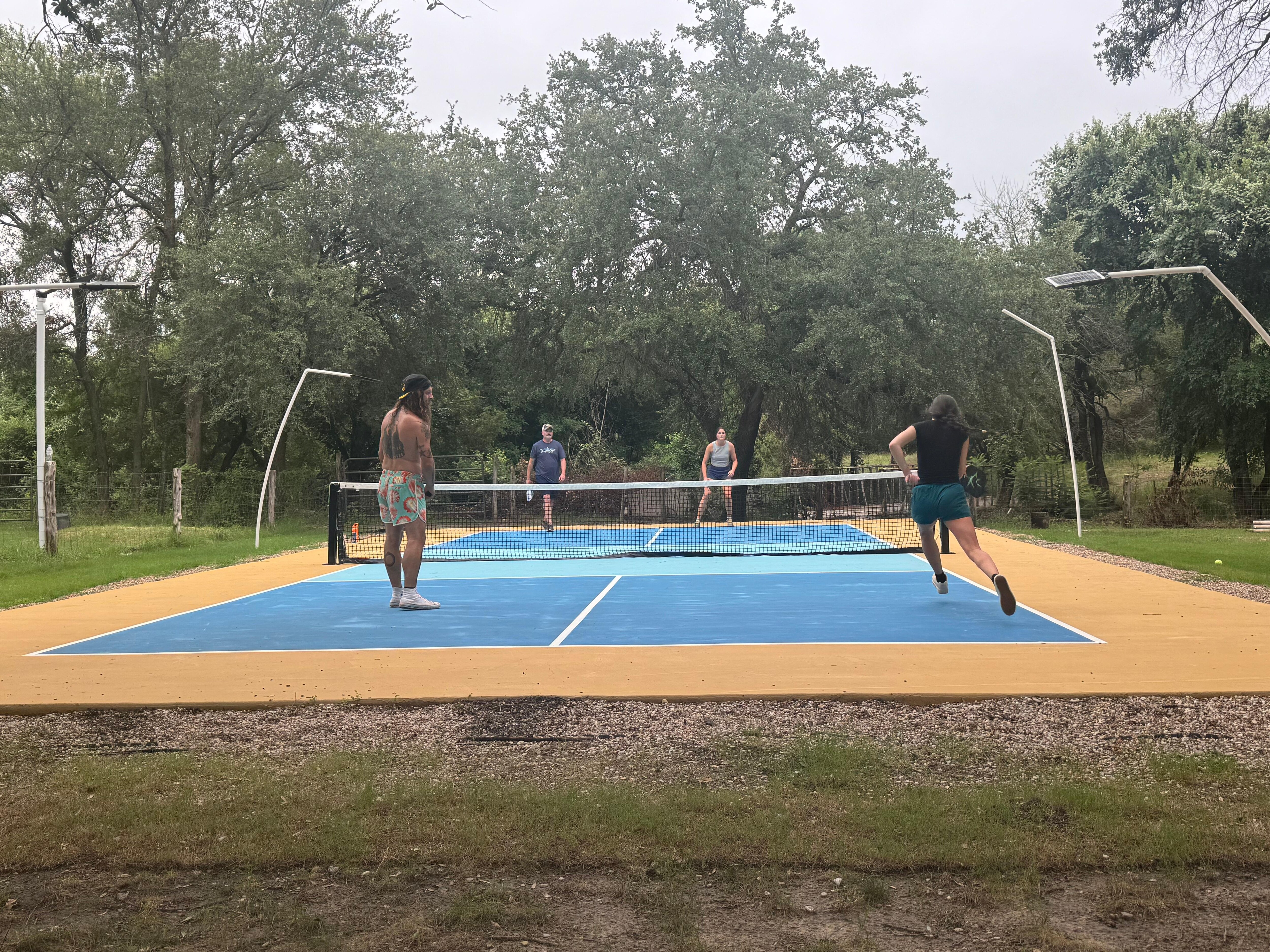 Private Pickleball court