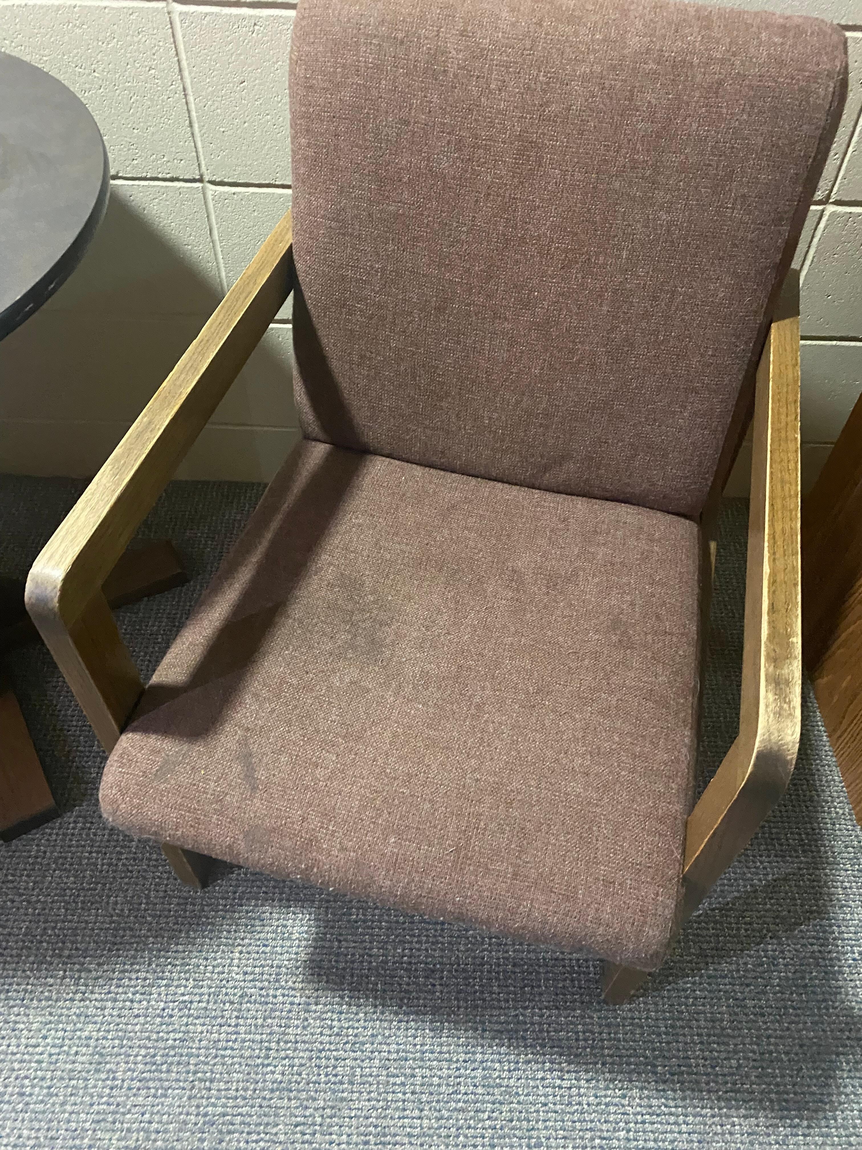 Stains on chair seat 