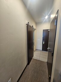 Hallway to bathroom