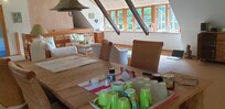 Im Wohnzimmer der Ferienwohnung