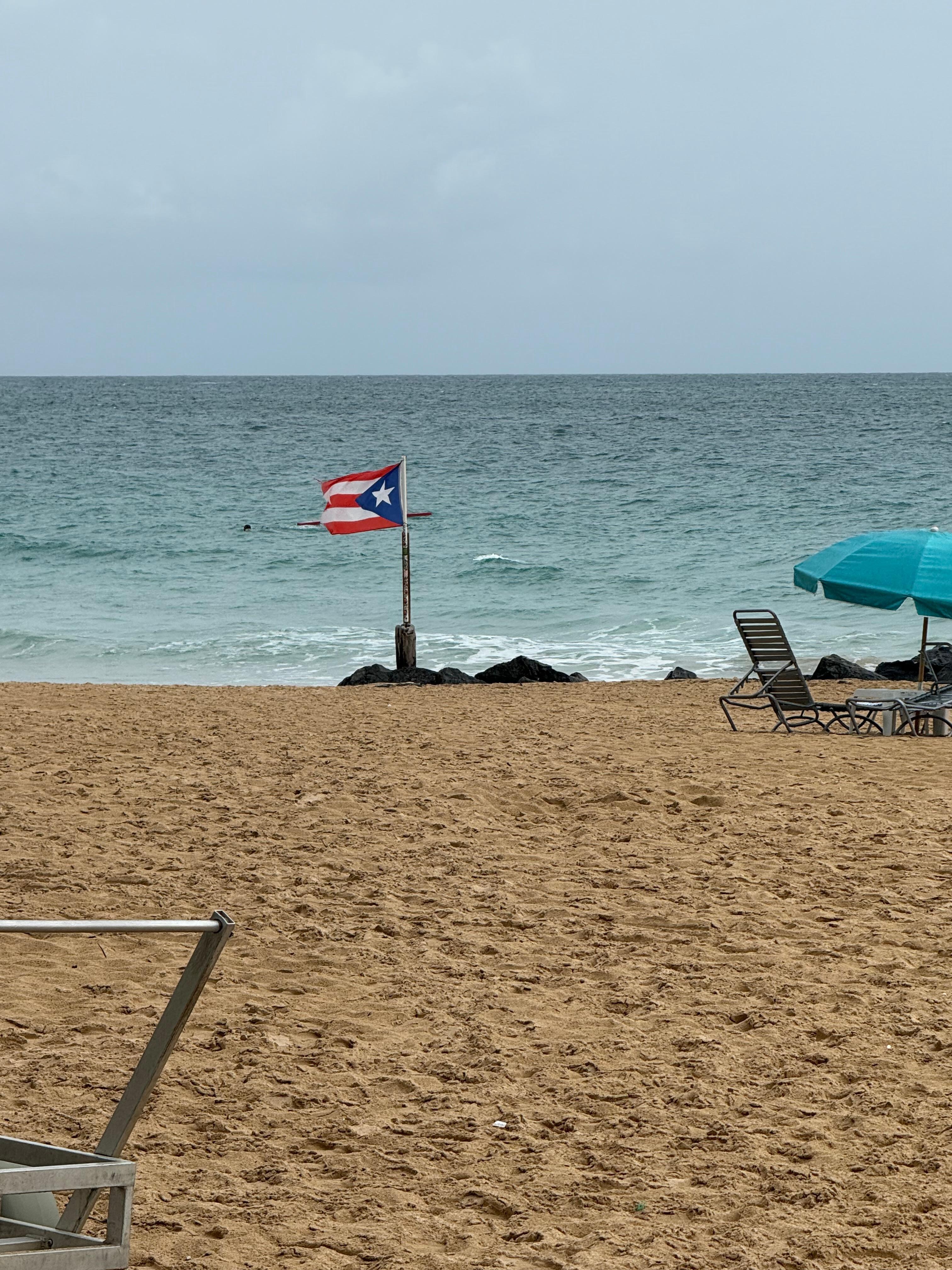 Beach right off hotel 