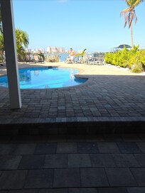 View of the pool.