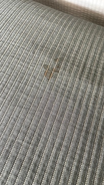Stained bed covers
