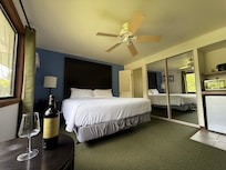 Room was spacious and cozy.