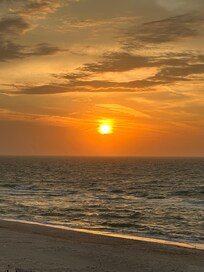 Sunrise from the porch.