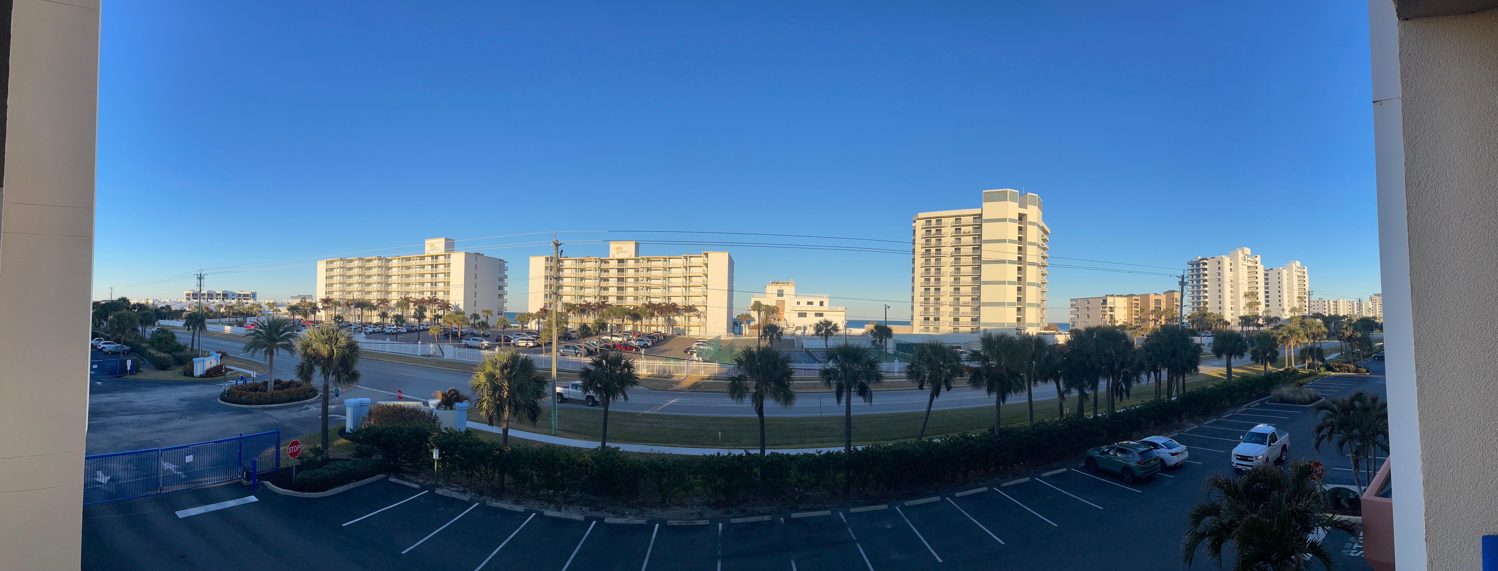 View from the balcony