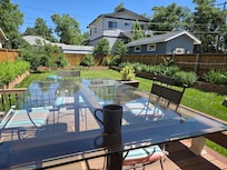 Morning Coffee in the backyard