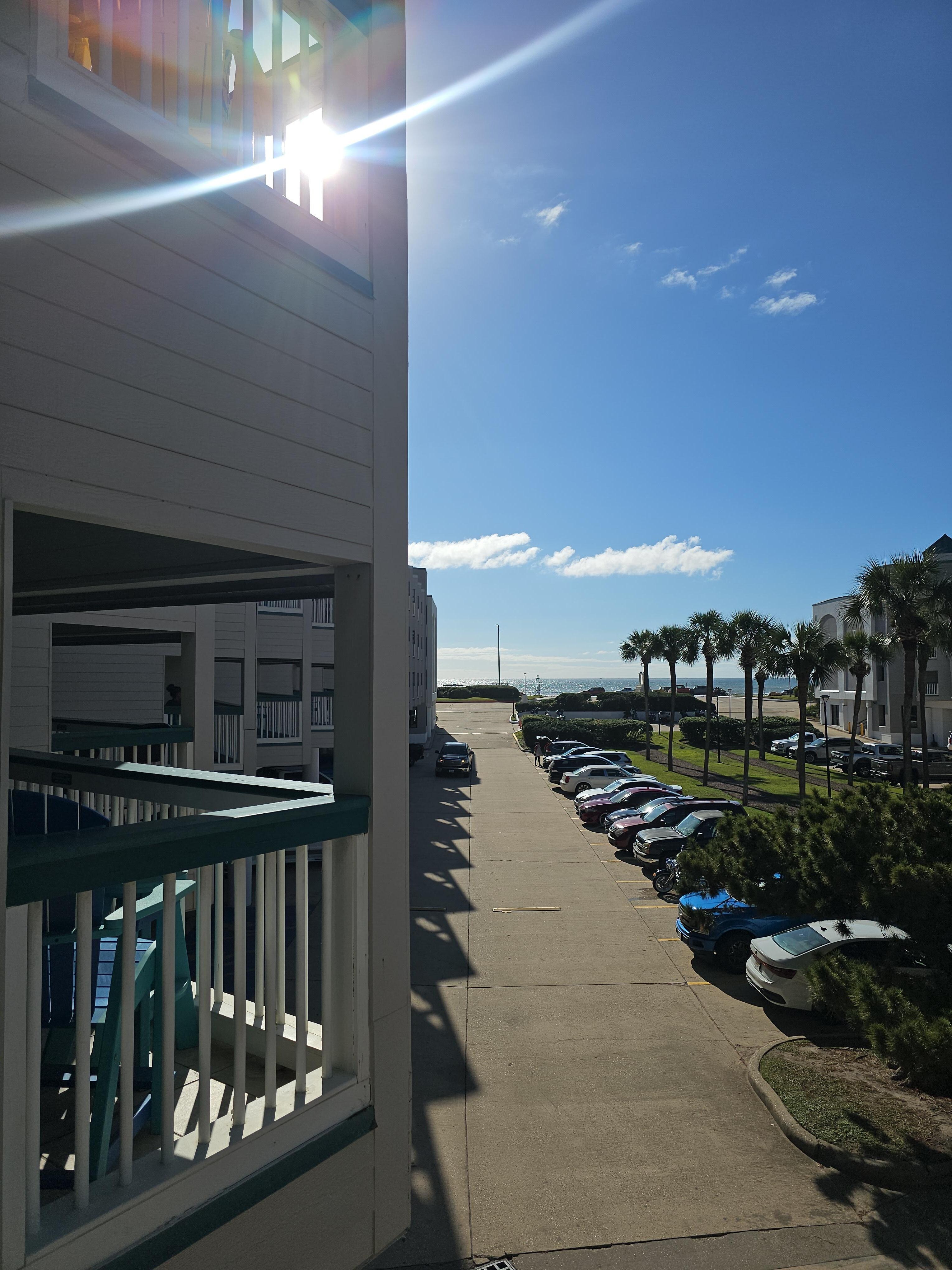 View from the balcony 