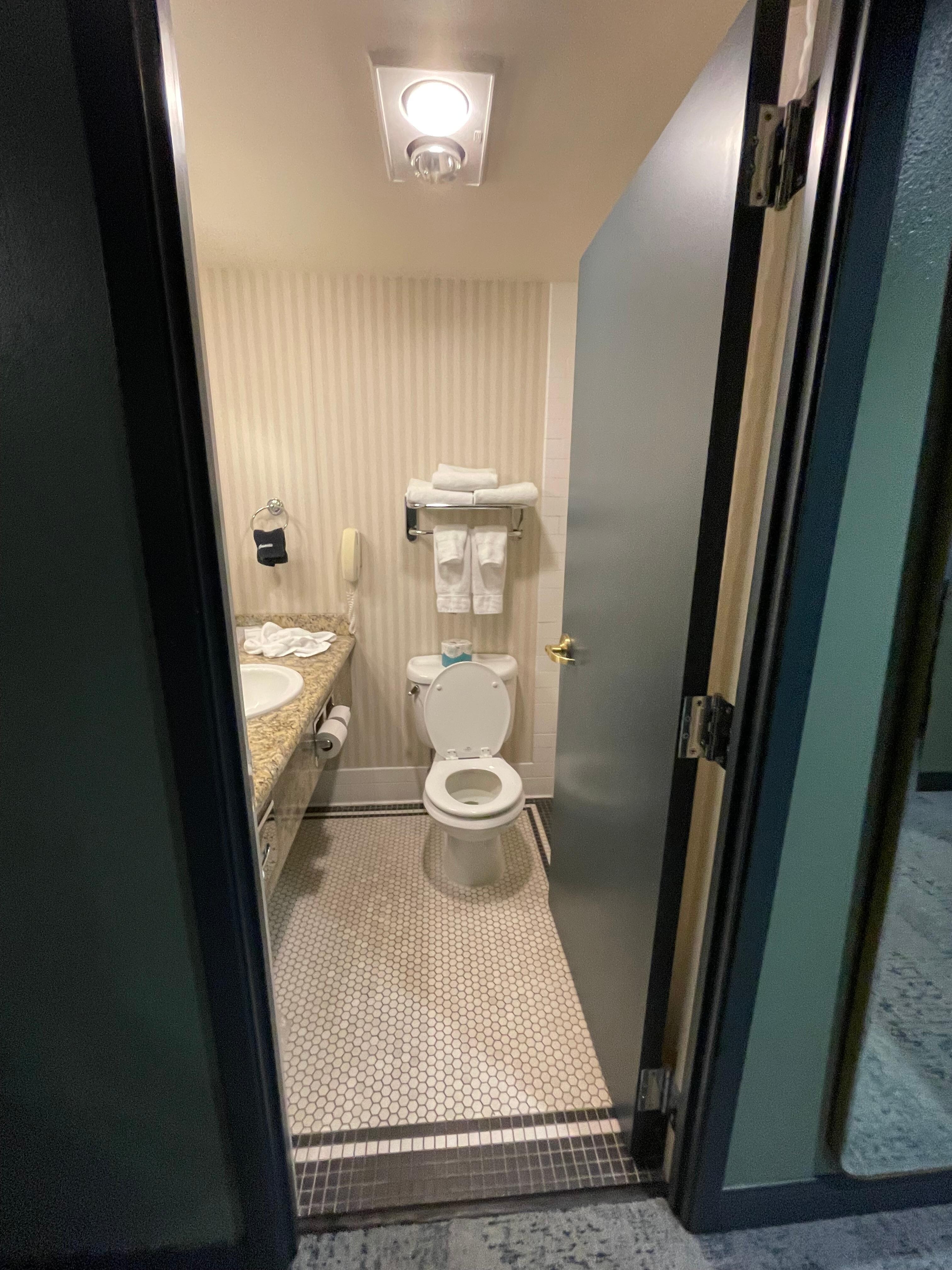 Bathroom… a little small but met our needs.