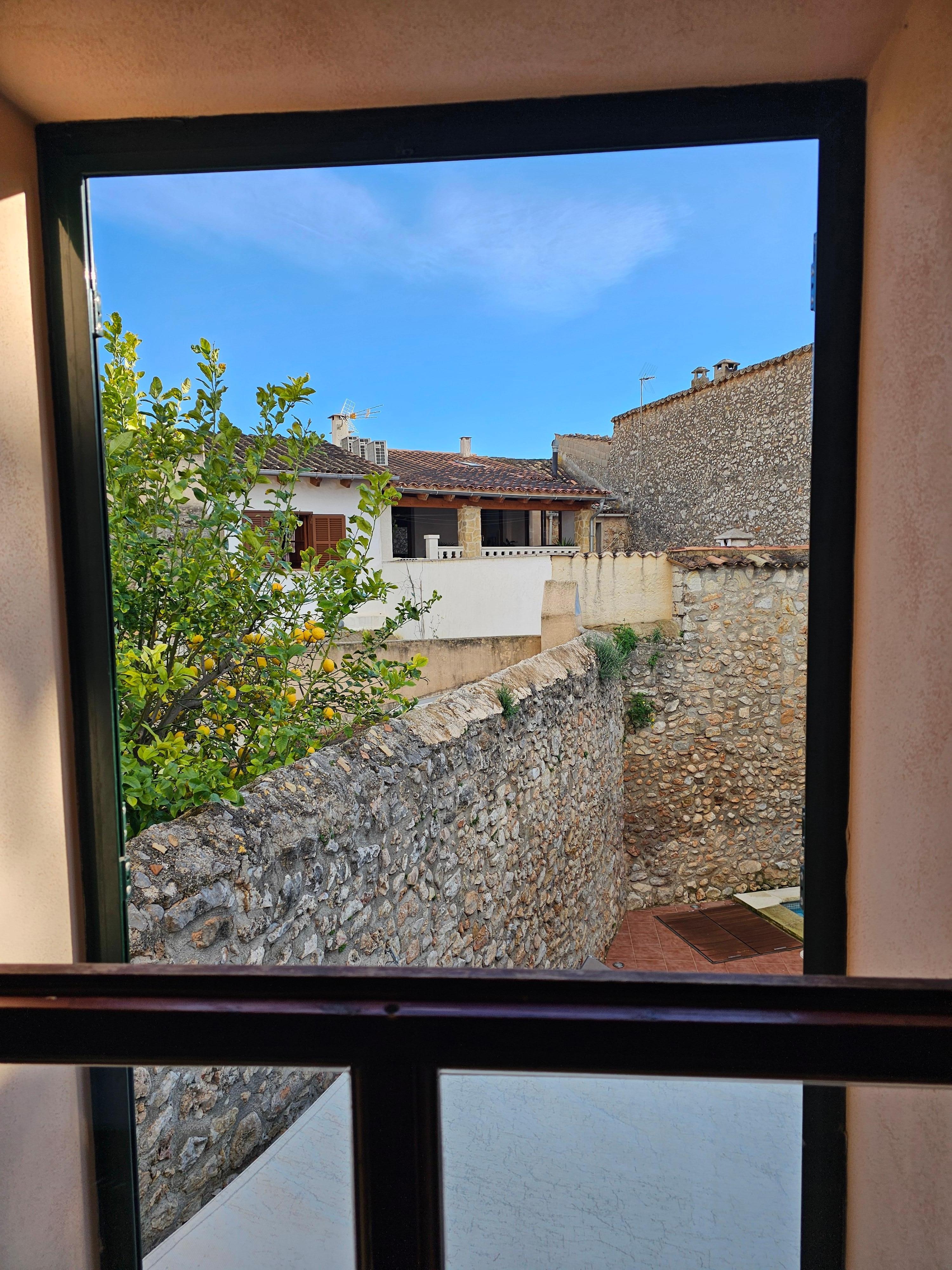 Blick aus dem Schlafzimmer 