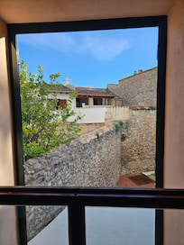 Blick aus dem Schlafzimmer