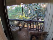 The patio.