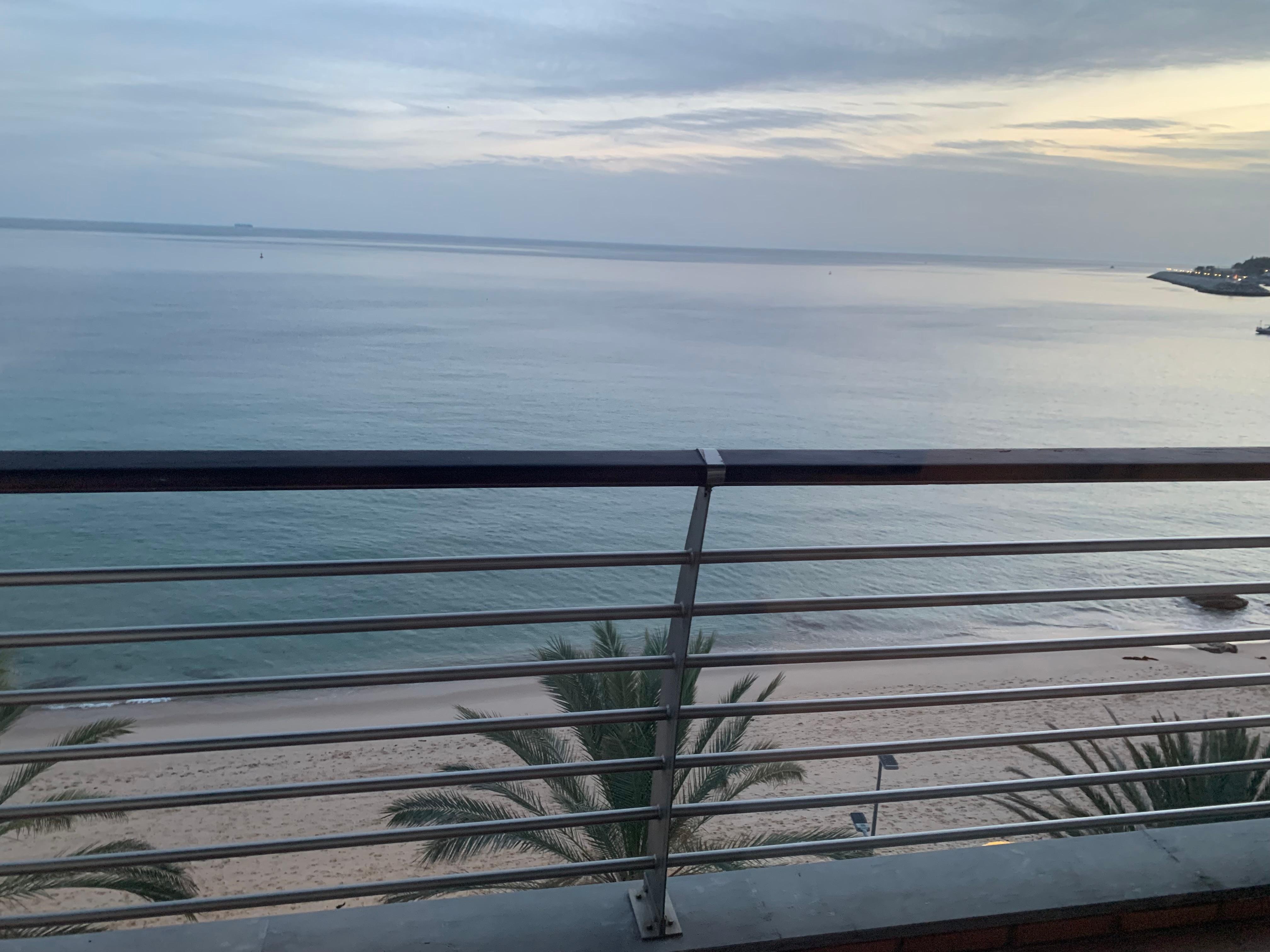 View from our ocean view balcony