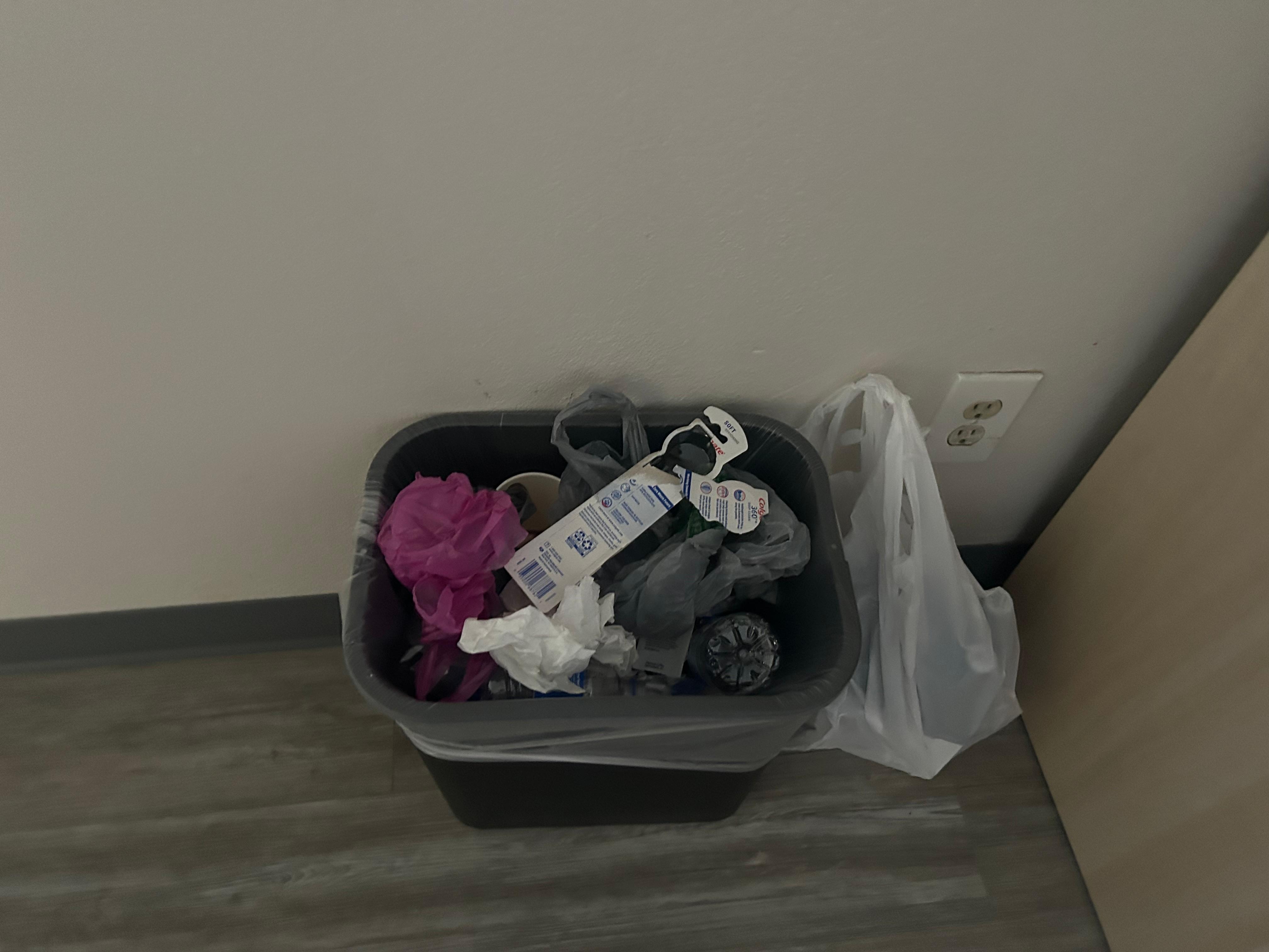 Didn’t clean out our room we stayed more than one day