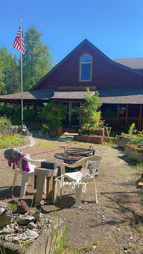 The view from firepit of our building