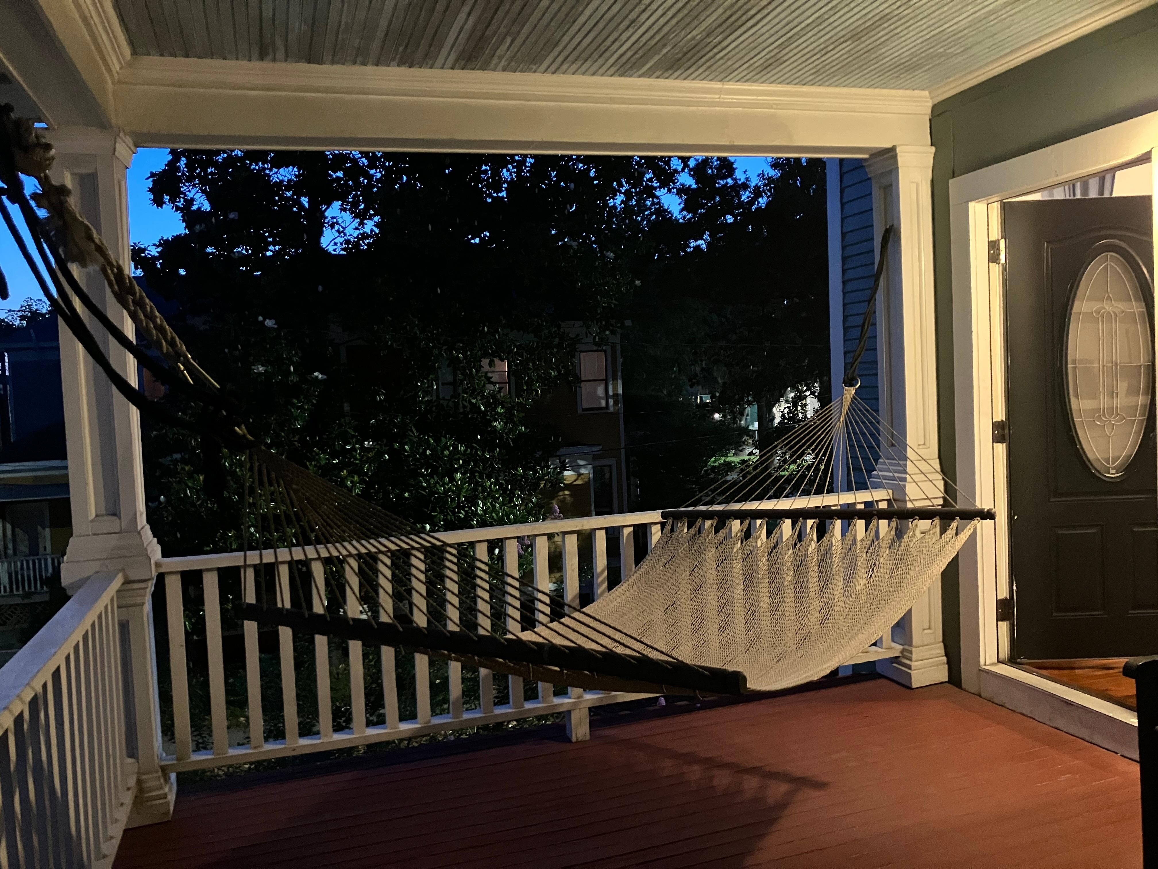 Shared porch off of The Polaroid Room
