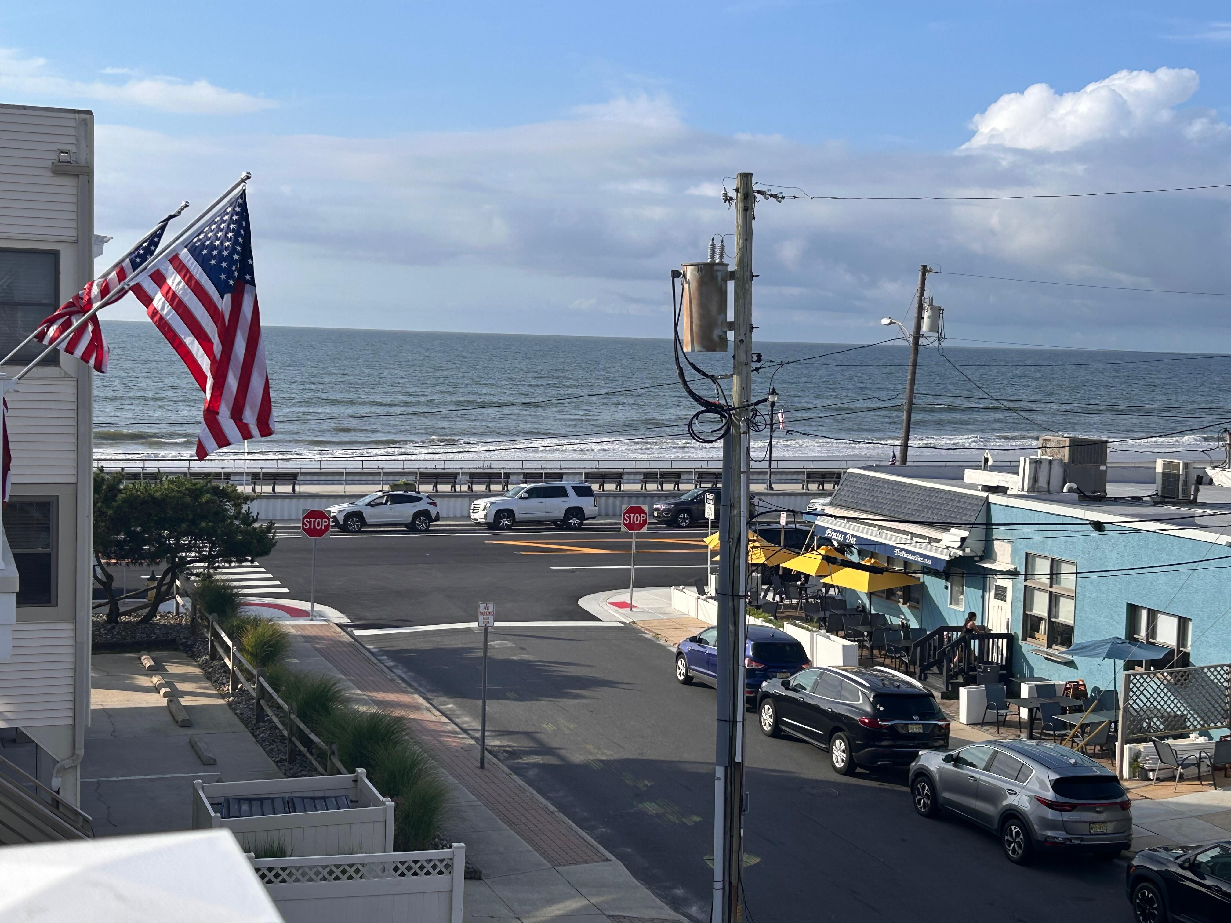 View from the balcony.  