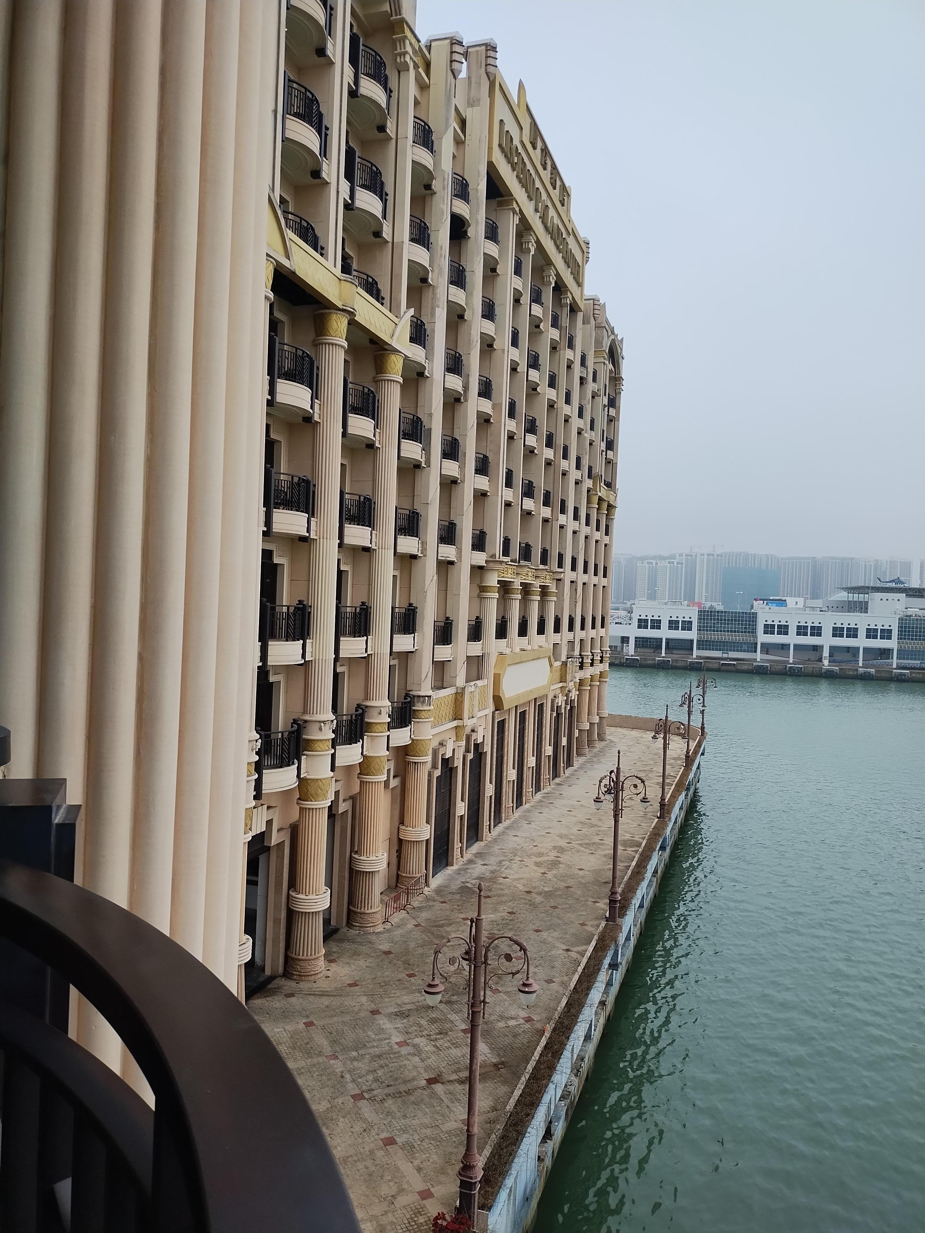 Waterfront of the hotel 