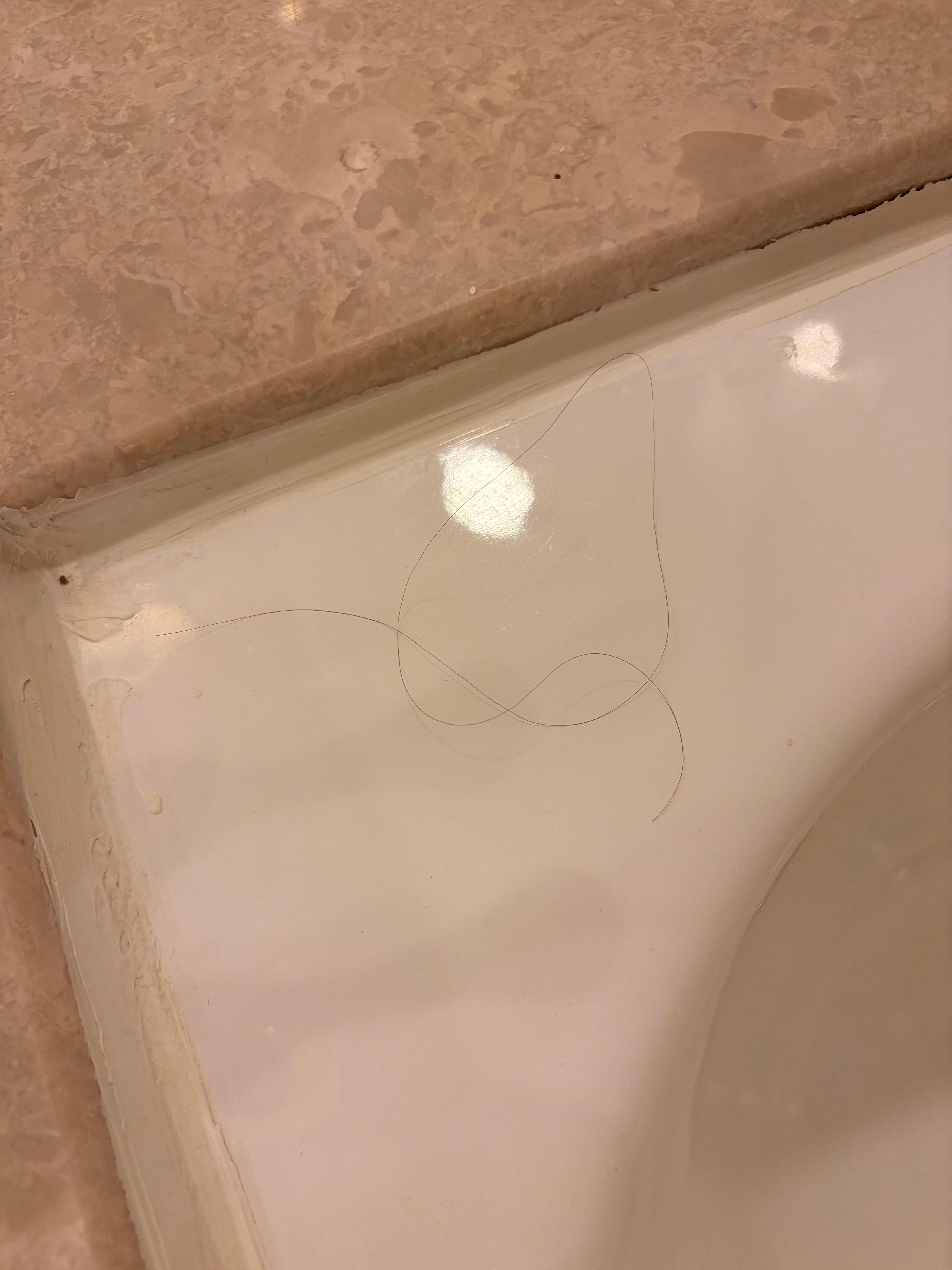 Hairs that weren’t mine 