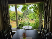 The view from our dining table