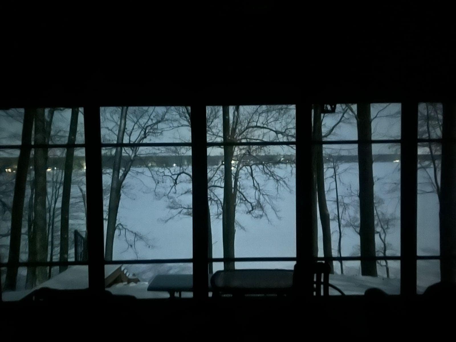 View from the back porch