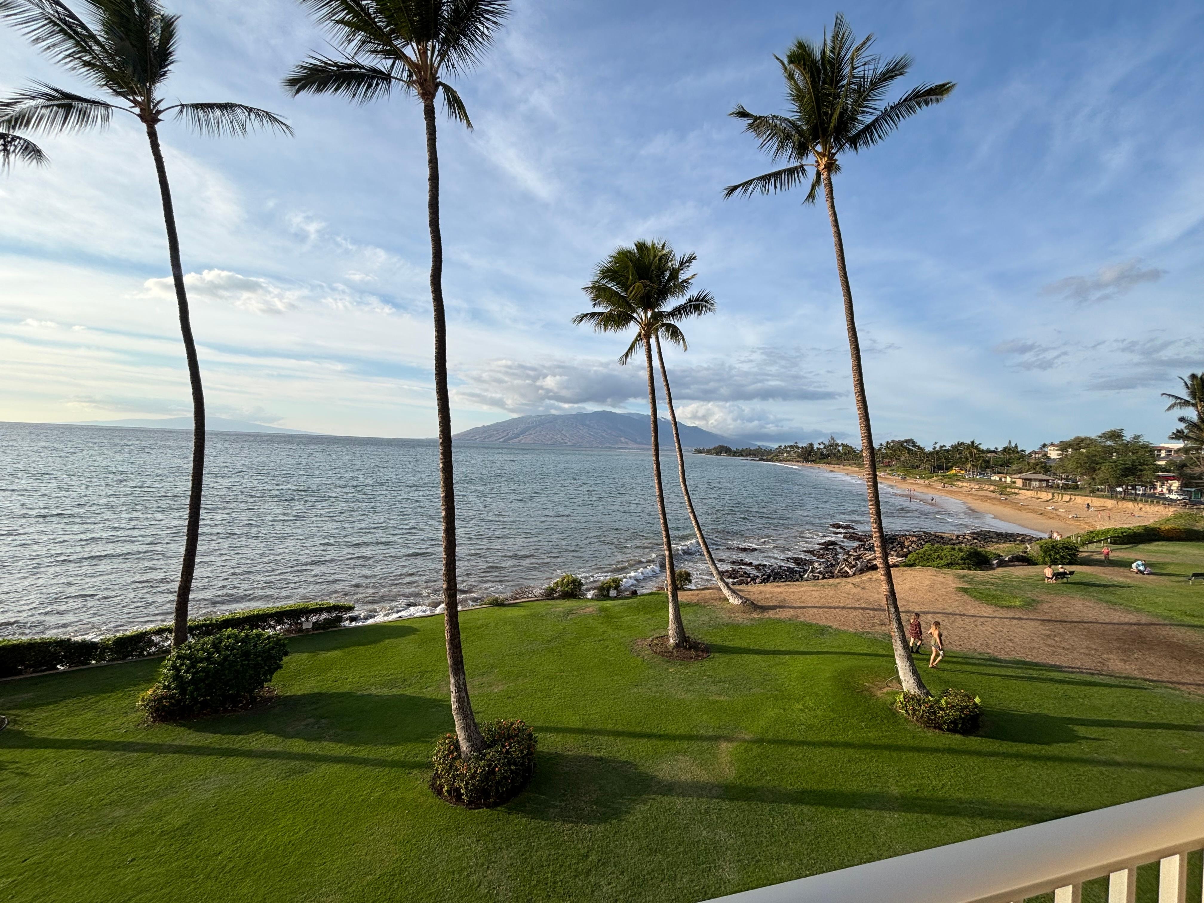 View of Kam I beach, 1 min walk from the building!