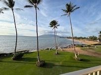 View of Kam I beach, 1 min walk from the building!