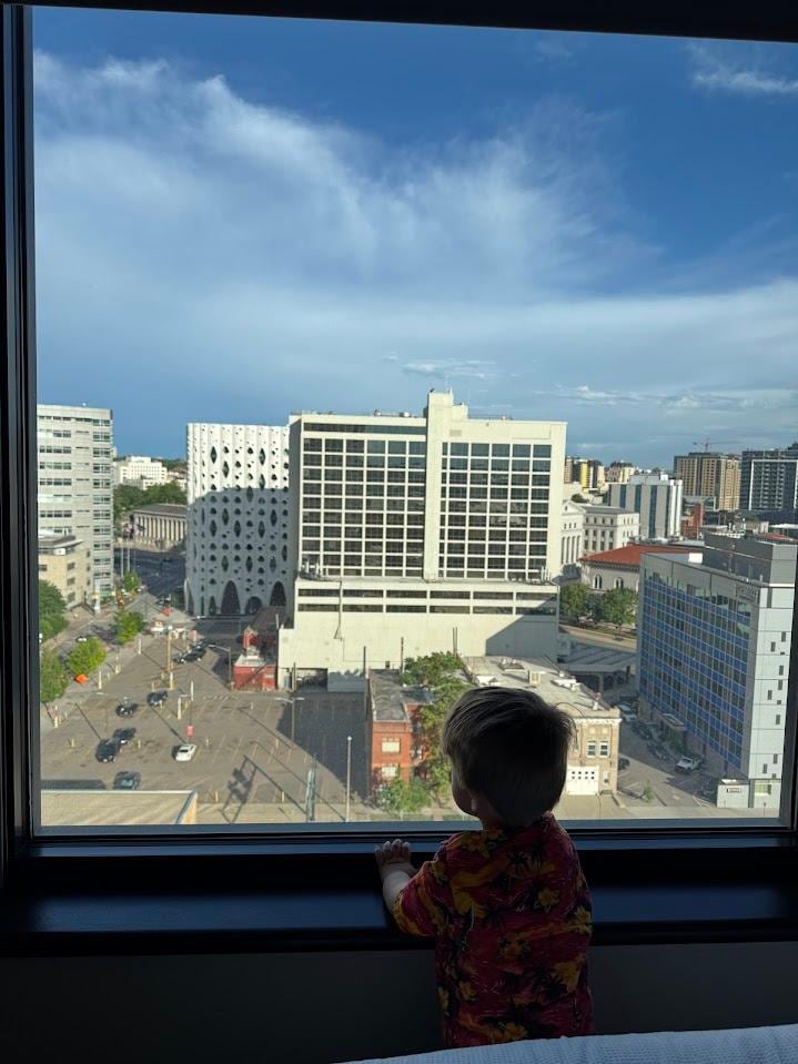 View from our room