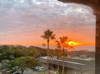 Sunrise from our room window