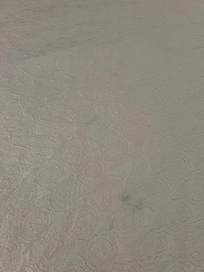 Dirty bedspread